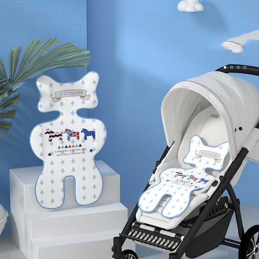 Summer Stroller: Kylplats med 3D-luftmesh och andningsbar vattentät matta