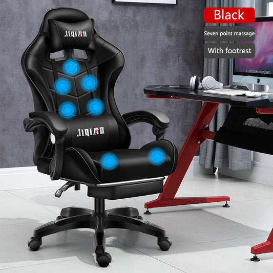 datorstol för hemmet, komfortabel och ergonomisk, perfekt för dormitorier och gaming, med svängbar funktion